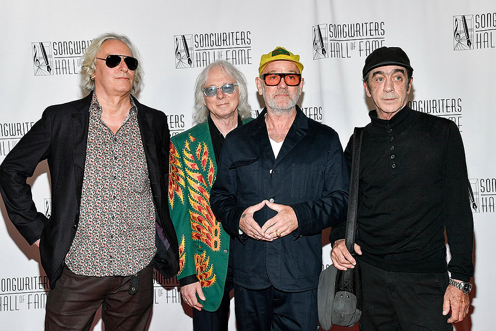 Peter Buck, Mike Mills, Michael Stipe And Bill Berry